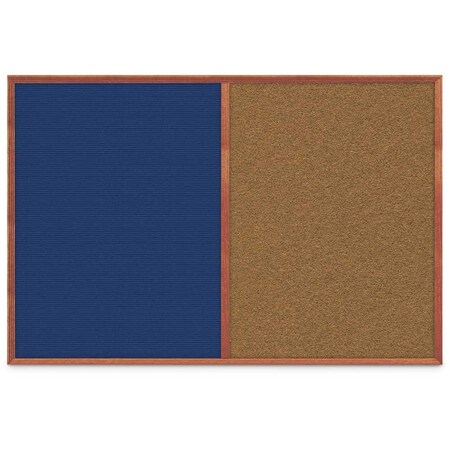United Visual Products Slim Style Indoor Enclosed Corkboard, 30", UV503SCH-GOLD-PEARL UV503SCH-GOLD-PEARL